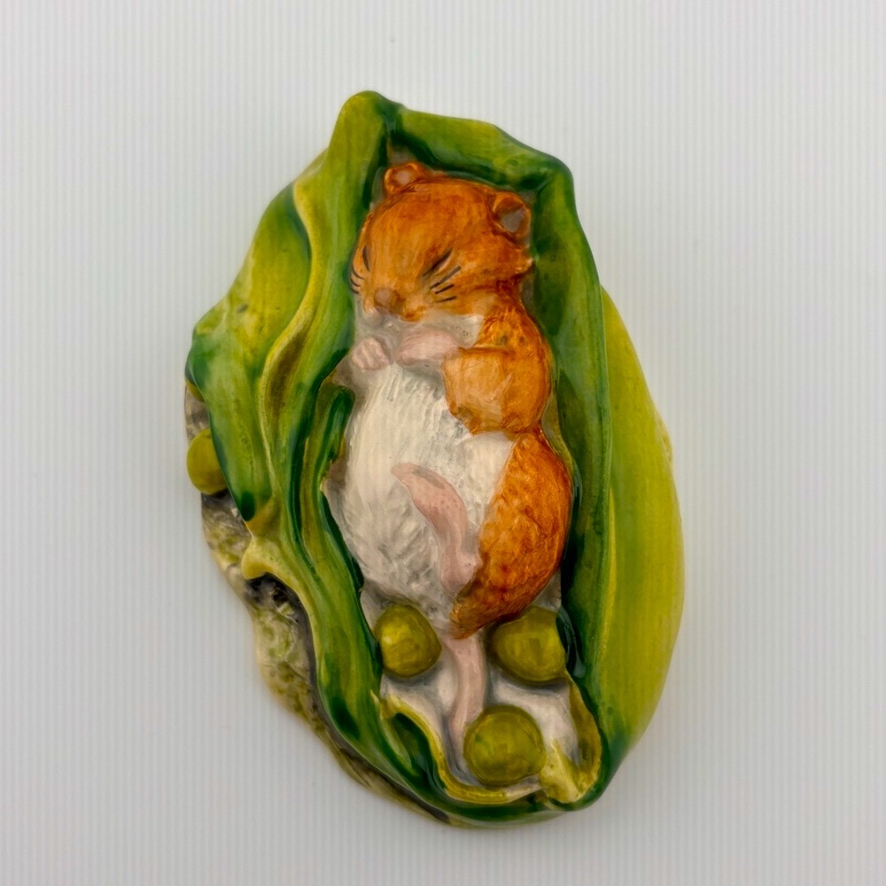 Vintage Beatrix Potter’s Beswick “Timmy Willie sleeping” Porcelain Figurine